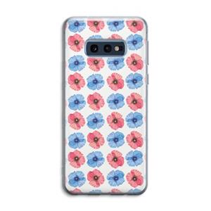 CaseCompany Klaproosjes: Samsung Galaxy S10e Transparant Hoesje