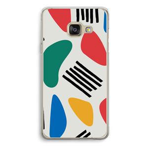 CaseCompany Illustratieve pop 1: Samsung A3 (2017) Transparant Hoesje