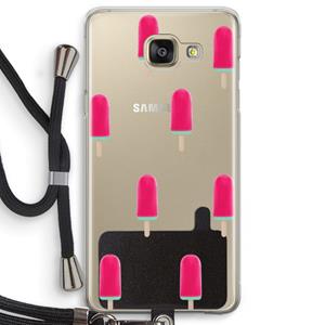 CaseCompany Waterijsje: Samsung Galaxy A5 (2016) Transparant Hoesje met koord