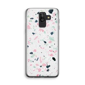 CaseCompany Terrazzo N°3: Samsung Galaxy J8 (2018) Transparant Hoesje