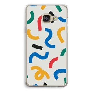 CaseCompany Illustratieve pop 2: Samsung A3 (2017) Transparant Hoesje