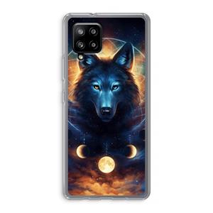 CaseCompany Wolf Dreamcatcher: Samsung Galaxy A42 5G Transparant Hoesje