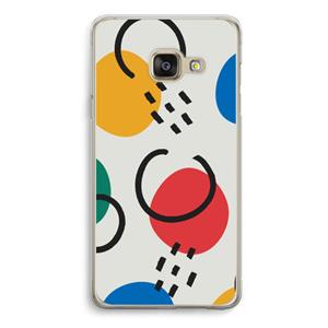 CaseCompany Illustratieve pop 3: Samsung A3 (2017) Transparant Hoesje