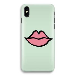 CaseCompany Kusje: iPhone Xs Volledig Geprint Hoesje
