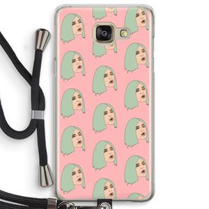 CaseCompany King Kylie: Samsung Galaxy A5 (2016) Transparant Hoesje met koord