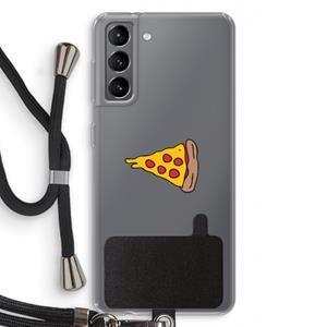CaseCompany You Complete Me #1: Samsung Galaxy S21 Transparant Hoesje met koord