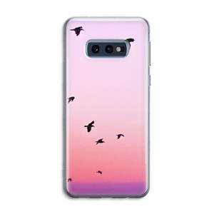 CaseCompany Fly away: Samsung Galaxy S10e Transparant Hoesje