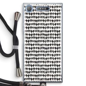 CaseCompany Crazy shapes: Sony Xperia XZ1 Transparant Hoesje met koord