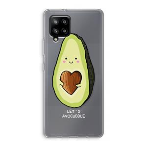 CaseCompany Avocuddle: Samsung Galaxy A42 5G Transparant Hoesje