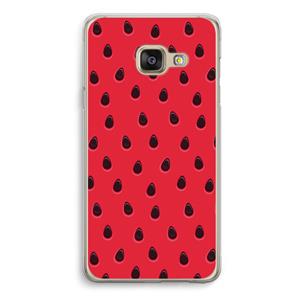 CaseCompany Watermelon: Samsung A3 (2017) Transparant Hoesje