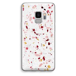 CaseCompany Terrazzo N°9: Samsung Galaxy S9 Transparant Hoesje