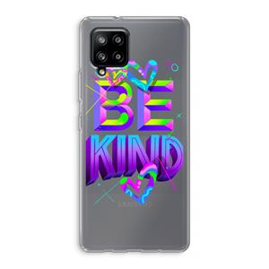 CaseCompany Be Kind: Samsung Galaxy A42 5G Transparant Hoesje