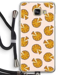 CaseCompany You Had Me At Pizza: Samsung Galaxy A5 (2016) Transparant Hoesje met koord