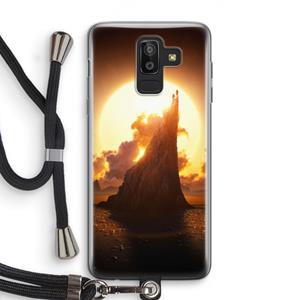 CaseCompany Children of the Sun: Samsung Galaxy J8 (2018) Transparant Hoesje met koord