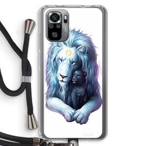 CaseCompany Child Of Light: Xiaomi Redmi Note 10S Transparant Hoesje met koord