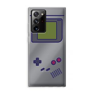 CaseCompany Game On: Samsung Galaxy Note 20 Ultra / Note 20 Ultra 5G Transparant Hoesje