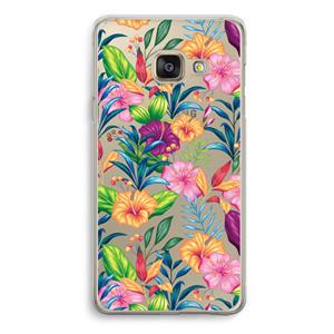 CaseCompany Tropisch 2: Samsung A3 (2017) Transparant Hoesje