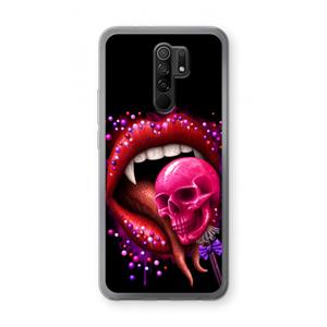 CaseCompany Dodelijk zoet: Xiaomi Redmi 9 Transparant Hoesje