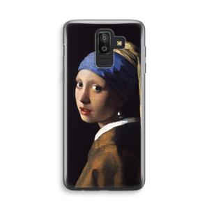 CaseCompany The Pearl Earring: Samsung Galaxy J8 (2018) Transparant Hoesje