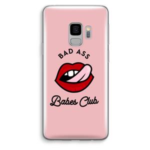 CaseCompany Badass Babes Club: Samsung Galaxy S9 Transparant Hoesje