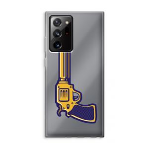 CaseCompany Pew Pew Pew: Samsung Galaxy Note 20 Ultra / Note 20 Ultra 5G Transparant Hoesje