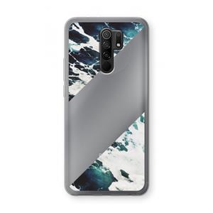 CaseCompany Golven: Xiaomi Redmi 9 Transparant Hoesje