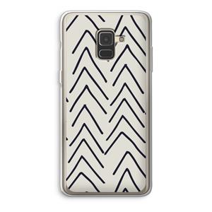 CaseCompany Marrakech Arrows: Samsung Galaxy A8 (2018) Transparant Hoesje