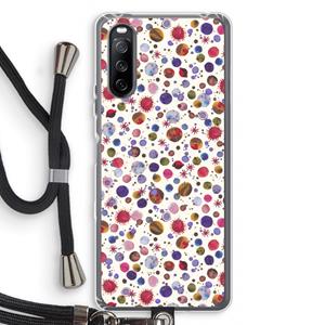 CaseCompany Planets Space: Sony Sony Xperia 10 III Transparant Hoesje met koord