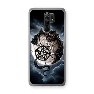 CaseCompany Volle maan: Xiaomi Redmi 9 Transparant Hoesje