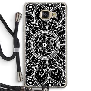 CaseCompany Roses Are Red: Samsung Galaxy A5 (2016) Transparant Hoesje met koord