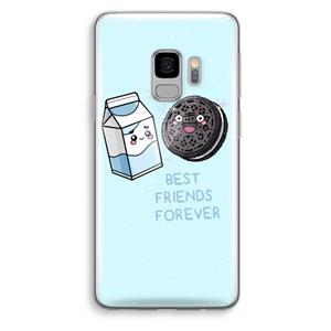 CaseCompany Best Friend Forever: Samsung Galaxy S9 Transparant Hoesje