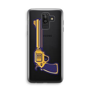 CaseCompany Pew Pew Pew: Samsung Galaxy J8 (2018) Transparant Hoesje