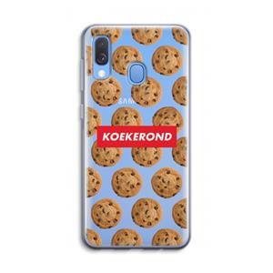 CaseCompany Koekerond: Samsung Galaxy A40 Transparant Hoesje