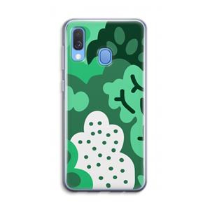 CaseCompany Bushes: Samsung Galaxy A40 Transparant Hoesje