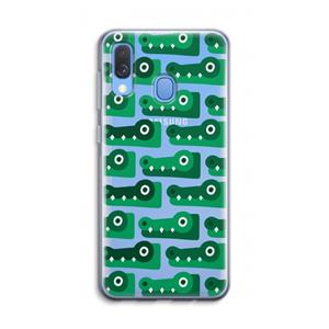 CaseCompany Crocs: Samsung Galaxy A40 Transparant Hoesje