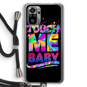CaseCompany Touch Me: Xiaomi Redmi Note 10S Transparant Hoesje met koord