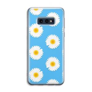 CaseCompany Margrietjes: Samsung Galaxy S10e Transparant Hoesje