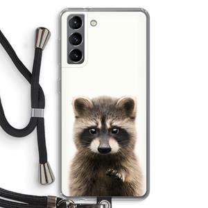 CaseCompany Rocco: Samsung Galaxy S21 Transparant Hoesje met koord