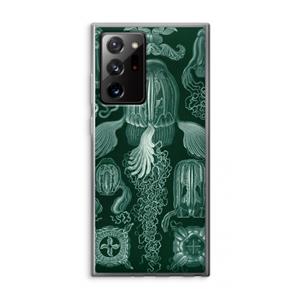 CaseCompany Haeckel Cubomedusae: Samsung Galaxy Note 20 Ultra / Note 20 Ultra 5G Transparant Hoesje