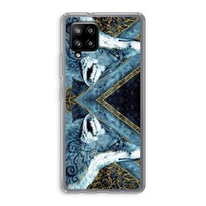 CaseCompany Golden Fox: Samsung Galaxy A42 5G Transparant Hoesje