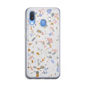 CaseCompany Terrazzo N°8: Samsung Galaxy A40 Transparant Hoesje