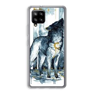 CaseCompany Bleeding Soul: Samsung Galaxy A42 5G Transparant Hoesje