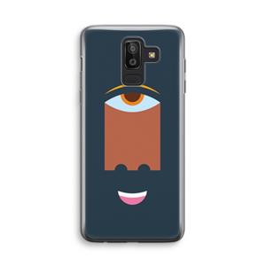 CaseCompany Mono M: Samsung Galaxy J8 (2018) Transparant Hoesje