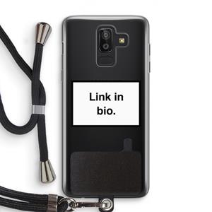 CaseCompany Link in bio: Samsung Galaxy J8 (2018) Transparant Hoesje met koord