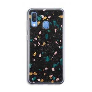 CaseCompany Terrazzo N°10: Samsung Galaxy A40 Transparant Hoesje