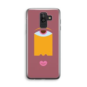 CaseCompany Mono V: Samsung Galaxy J8 (2018) Transparant Hoesje