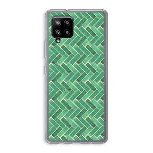 CaseCompany Moroccan tiles 2: Samsung Galaxy A42 5G Transparant Hoesje