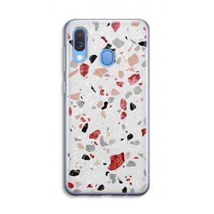 CaseCompany Terrazzo N°12: Samsung Galaxy A40 Transparant Hoesje