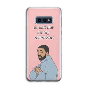 CaseCompany Hotline bling: Samsung Galaxy S10e Transparant Hoesje