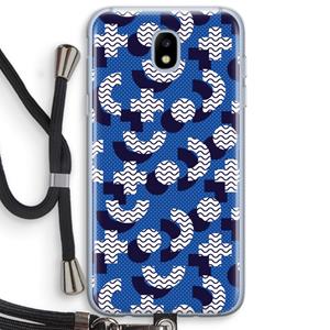 CaseCompany 8-bit N°5: Samsung Galaxy J5 (2017) Transparant Hoesje met koord